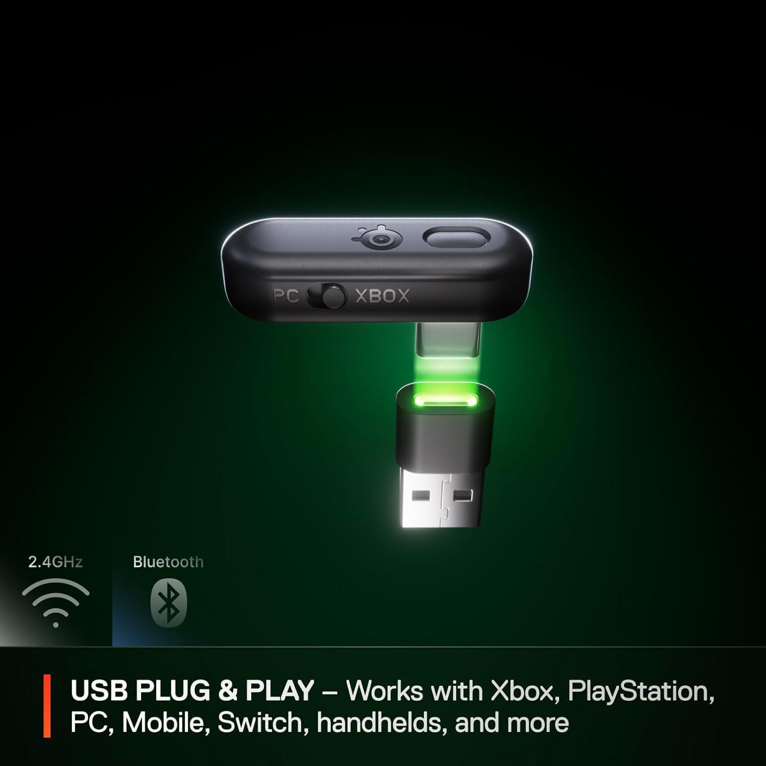 imageSteelSeries Arctis Nova 3P Wireless MultiPlatform Gaming Headset Mobile App Control 40 HR Battery Neodymium Magnetic Drivers 24GHzBluetooth PS5 PS4 PC Switch Mobile AquaAqua