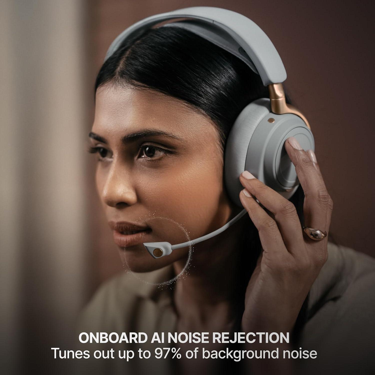 imageSteelSeries Arctis Nova Elite HiRes Wireless Gaming Headset 96kHz24bit Carbon Fiber Speakers ANC AI Noise Rejection App 24GHz BT MultiSource Mix OmniPlay PCPlayStationXboxObsidian