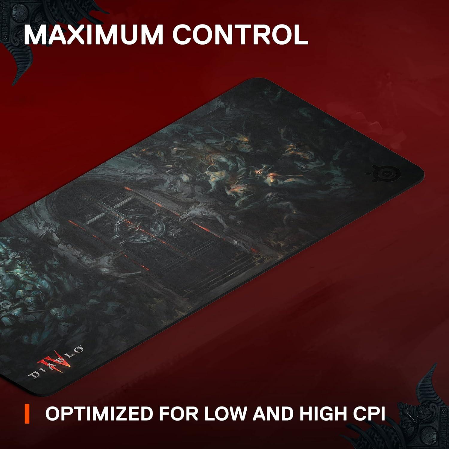 imageSteelSeries QcK Gaming Mouse Pad XXL Thick Cloth Sized to Cover DesksDiablo IV