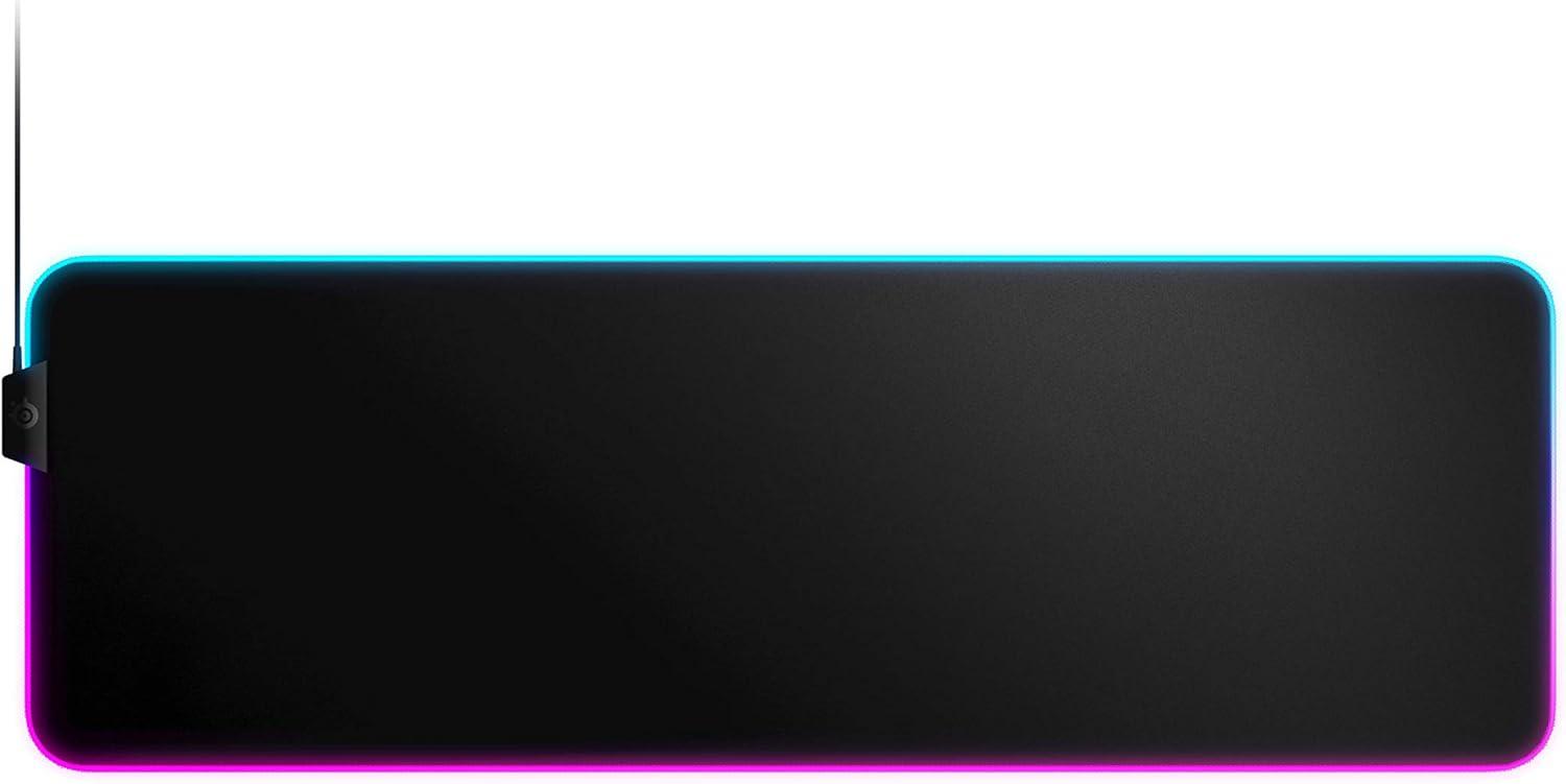 imageSteelSeries QcK Gaming Mouse Pad XXL Thick Cloth Sized to Cover DesksRGB Black