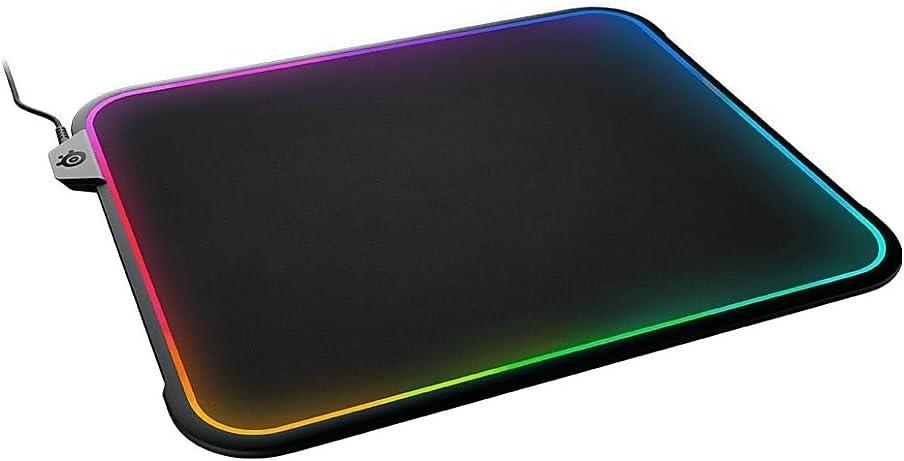 imageSteelSeries QcK Gaming Mouse Pad XXL Thick Cloth Sized to Cover DesksRGB Black