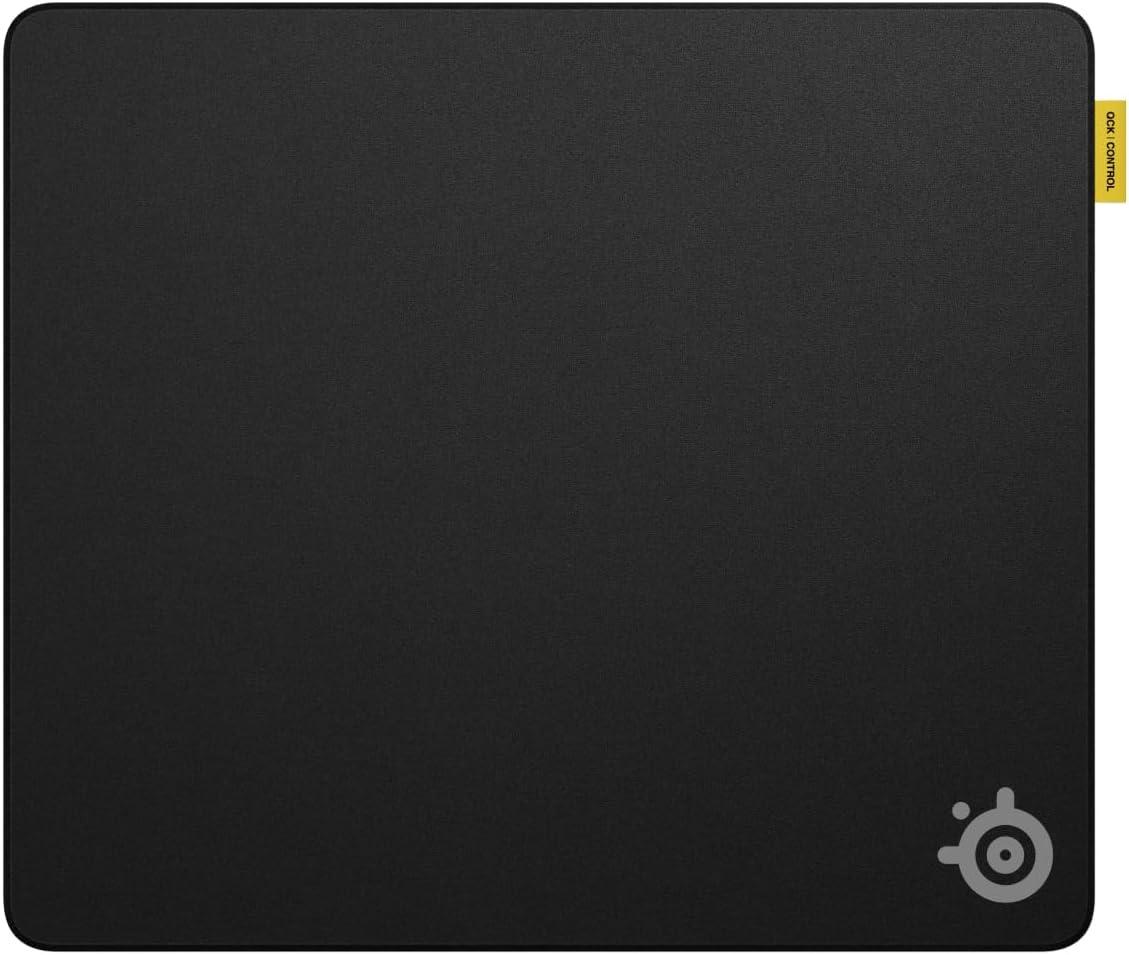 imageSteelSeries QcK XL Performance Speed Gaming Mousepad Extra Density for a Smooth Glide LowProfile Edge Stitching NonSlip Neoprene Rubber Base 1575 x 3443 inch FPS MOBAs RTS MMOLarge