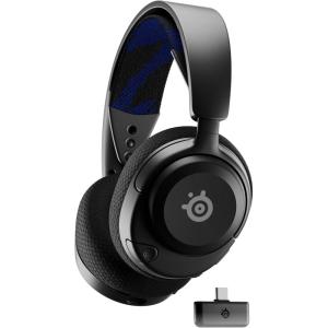 SteelSeries Arctis 7P+ Wireless Gaming Headset – Lossless 2.4 GHz – 30 Hour Battery Life – USB-C – 3D Audio – For PS5, PS4, PC, Mac, Android and Switch – White(Black)