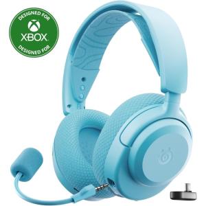 SteelSeries Arctis Nova 3P Wireless Multi-Platform Gaming Headset — Mobile App Control — 40 HR Battery — Neodymium Magnetic Drivers — 2.4GHz/Bluetooth — PS5, PS4, PC, Switch, Mobile — Aqua(Aqua)
