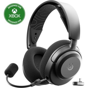 SteelSeries Arctis Nova 3P Wireless Multi-Platform Gaming Headset — Mobile App Control — 40 HR Battery — Neodymium Magnetic Drivers — 2.4GHz/Bluetooth — PS5, PS4, PC, Switch, Mobile — Aqua(Black)