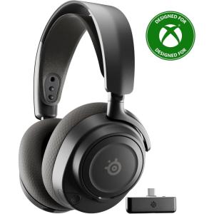 SteelSeries Arctis Nova 7 Wireless Multi-Platform Gaming Headset – Dragon Edition – Two Speaker Plate Sets — Dual Wireless 2.4GHz & Bluetooth – 38 HR Fast Charge Battery – PC, PS, Mac, Mobile, Switch(Black)