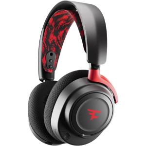 SteelSeries Arctis Nova 7 Wireless Multi-Platform Gaming Headset – Dragon Edition – Two Speaker Plate Sets — Dual Wireless 2.4GHz & Bluetooth – 38 HR Fast Charge Battery – PC, PS, Mac, Mobile, Switch(FaZe Clan)