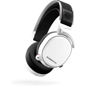 SteelSeries Arctis Pro Wireless Gaming Headset – High Fidelity 2.4 GHz Wireless – Mixable Bluetooth – Non-Stop Dual Battery – OLED Base Station – AI Noise Canceling Mic – PC, PS5, PS4, Mobile – Black(White)