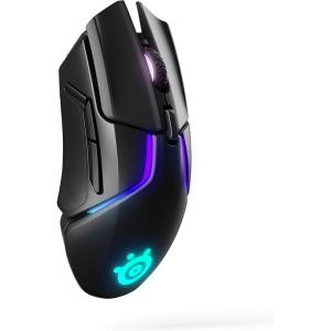 SteelSeries Rival 650 Quantum Wireless Gaming Mouse – Rapid Charging, 12,000 Cpi Dual Sensor, 256 Weight Configs, 8 Zone RGB Lighting